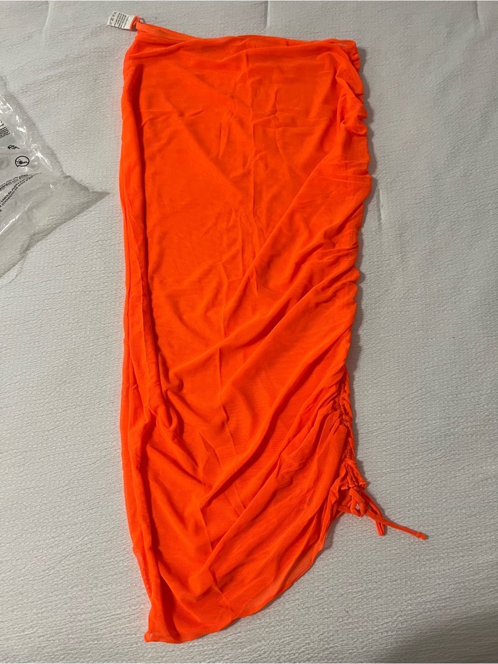 Amazon Women Swim Coverup Sarong Wrap - Bright Orange